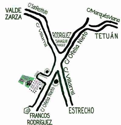 mapa acceso a Morera
